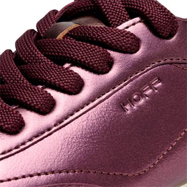 HOFF WOMENS LACE TRAINERS - BURGUNDY
